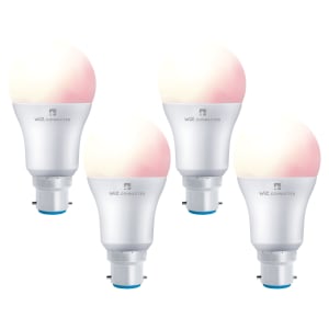 4lite WiZ Connected LED SMART B22 Light Bulbs - White & Colour - Pack of 4 Price Comparisons | Compare The Build