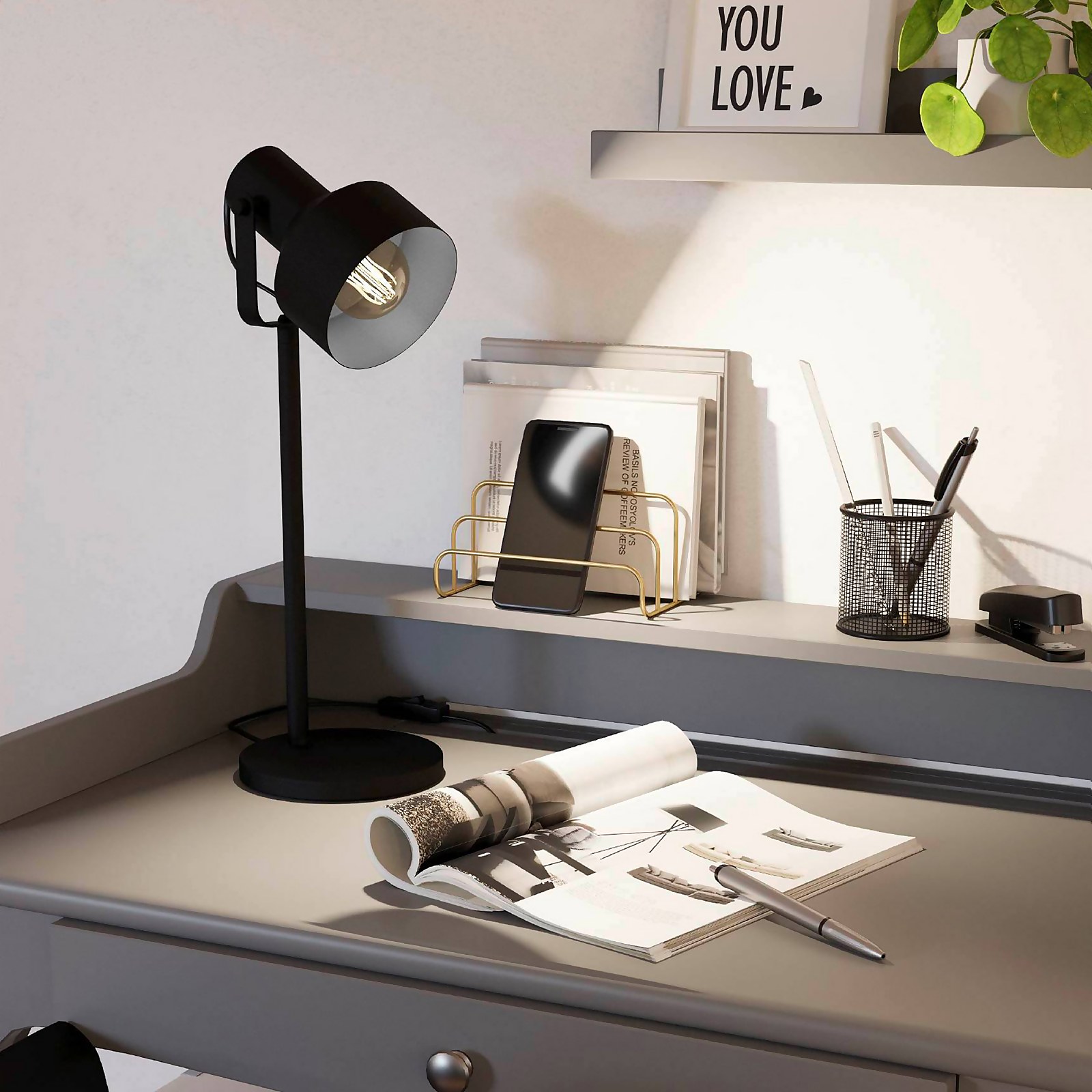 Eglo Casibare Table Lamp - Black Price Comparisons | Compare The Build