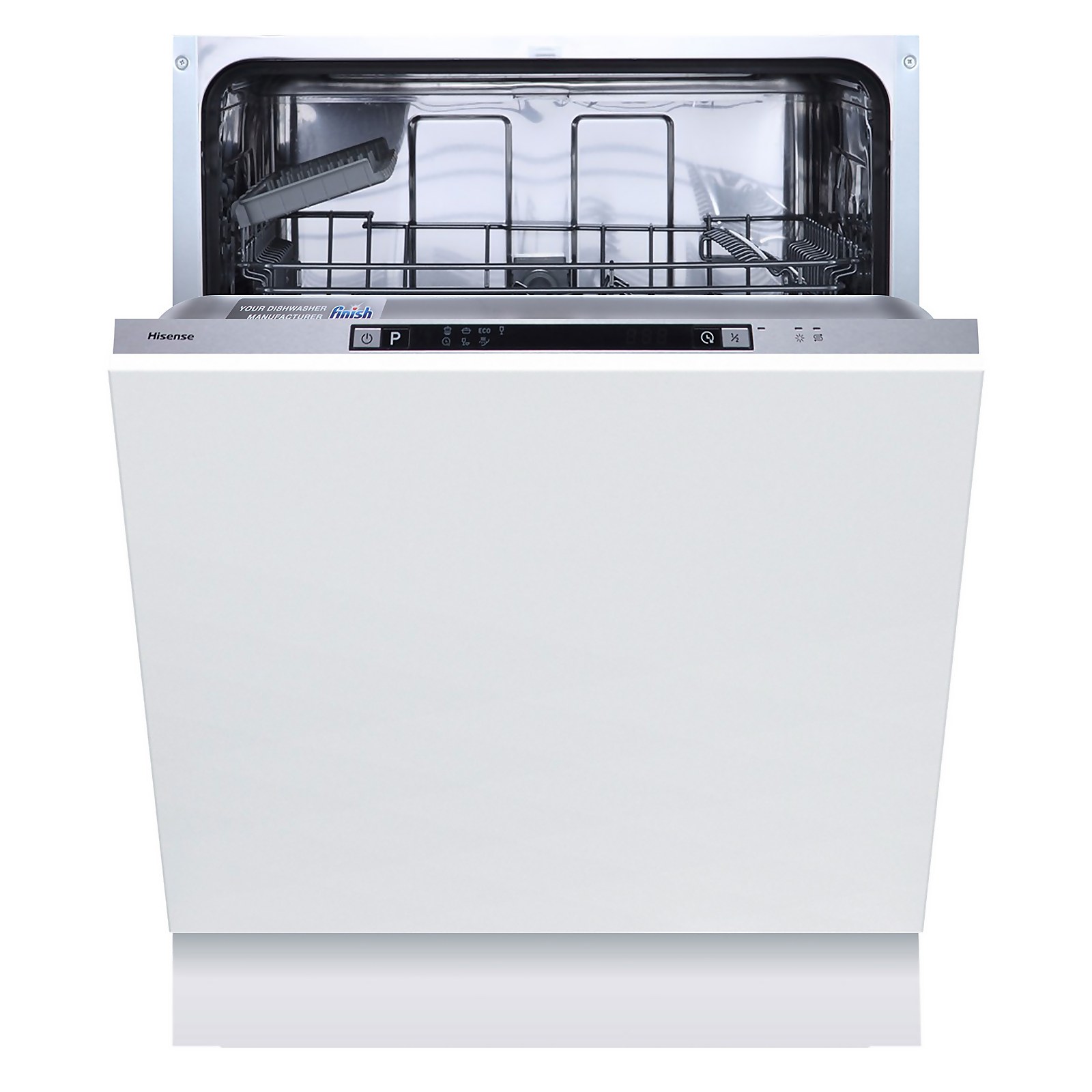 Hisense HV622E15UK Fully Integrated Full Size Dishwasher - Silver Control Panel Price Comparisons | Compare The Build