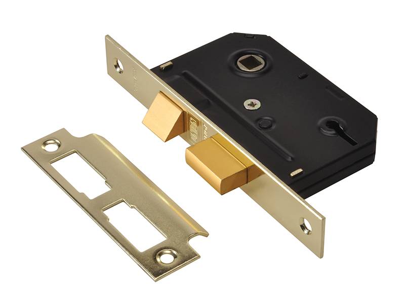 UNION UNNYESSLPB25 ES-SL Essentials 3 Lever Mortice Sashlock Polished Brass 65mm 2.5in Visi Price Comparisons | Compare The Build