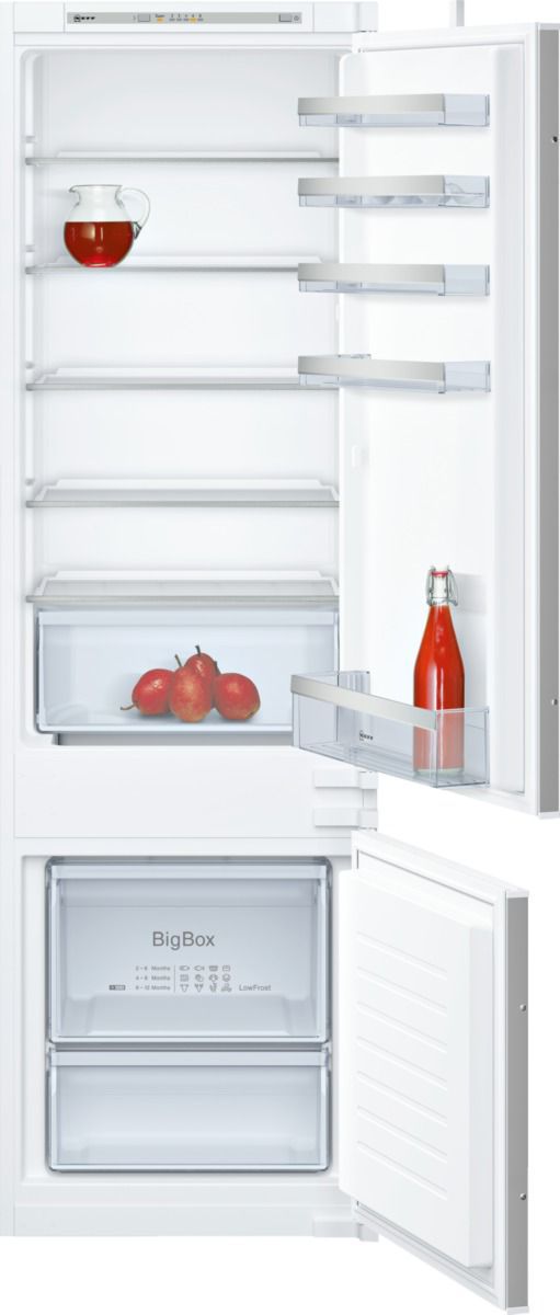 Neff Ki5872S30G 70:30 White Integrated Fridge Freezer Price Comparisons | Compare The Build