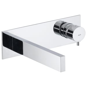 Abode Cyclo Wall Mounted Basin Mixer Tap - Chrome Price Comparisons | Compare The Build