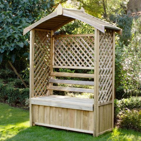 Forest Lyon Garden Arbour Seat 6'x2' Price Comparisons | Compare The Build