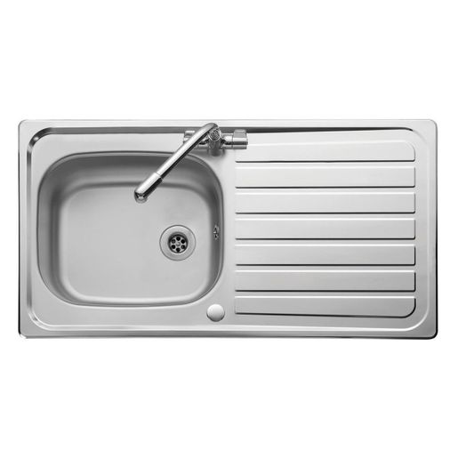 Lexin 1 Bowl Reversible Sink and Aquaflow Tap Price Comparisons | Compare The Build