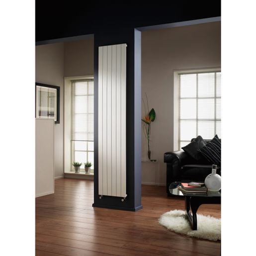 Purmo Slieve Vertical Single Panel Designer Radiator White 1600x288mm | Compare The Build