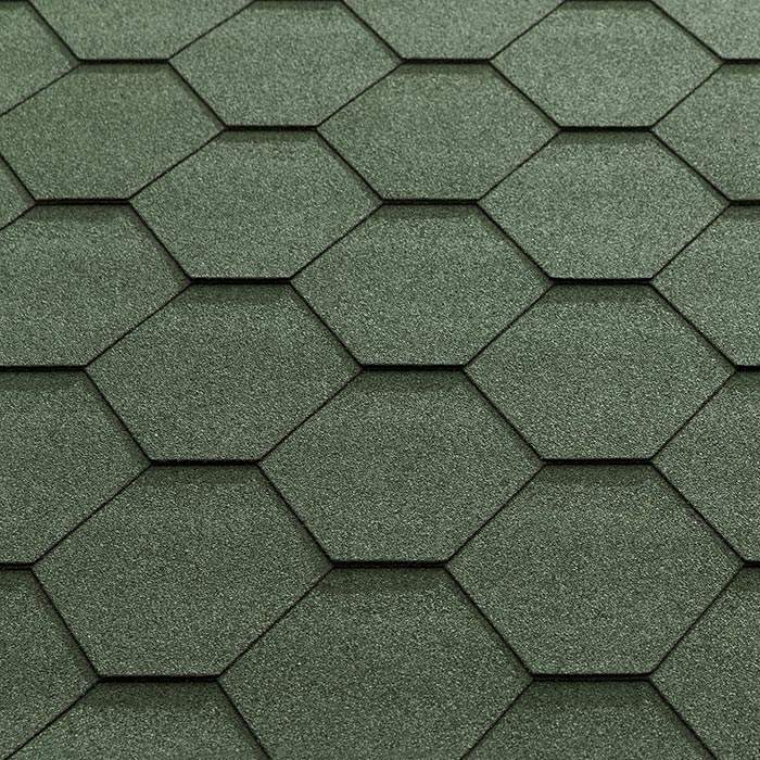 Katepal Super KL Hexagonal Bitumen Roofing Shingles (3m2) - Green KP-KL-GREEN Price Comparisons | Compare The Build