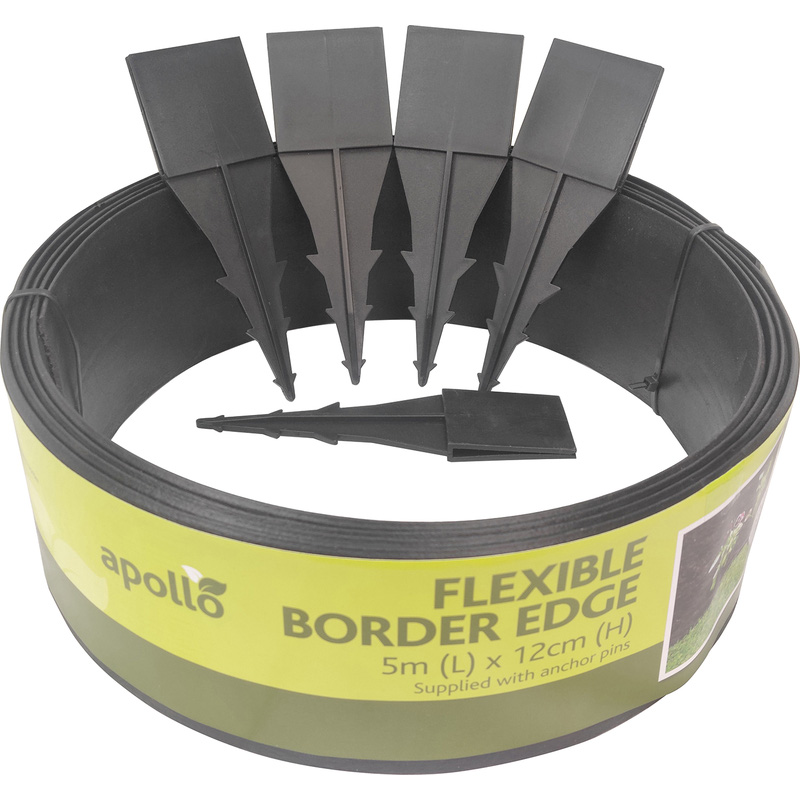 Apollo Flexible Border Edge 5m x 12cm Plastic Price Comparisons | Compare The Build