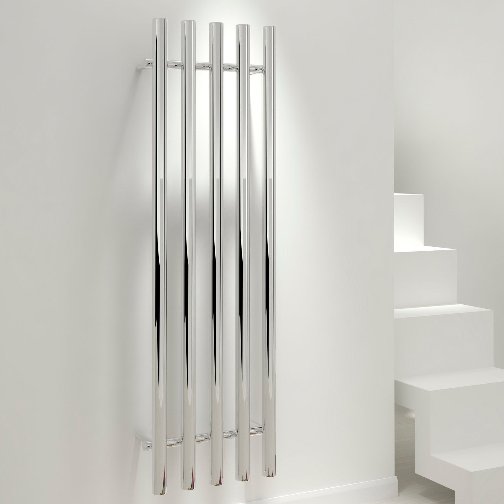 Kudox Seresso Vertical Radiator Chrome Polished (H)1500 mm (W)500 mm Price Comparisons | Compare The Build