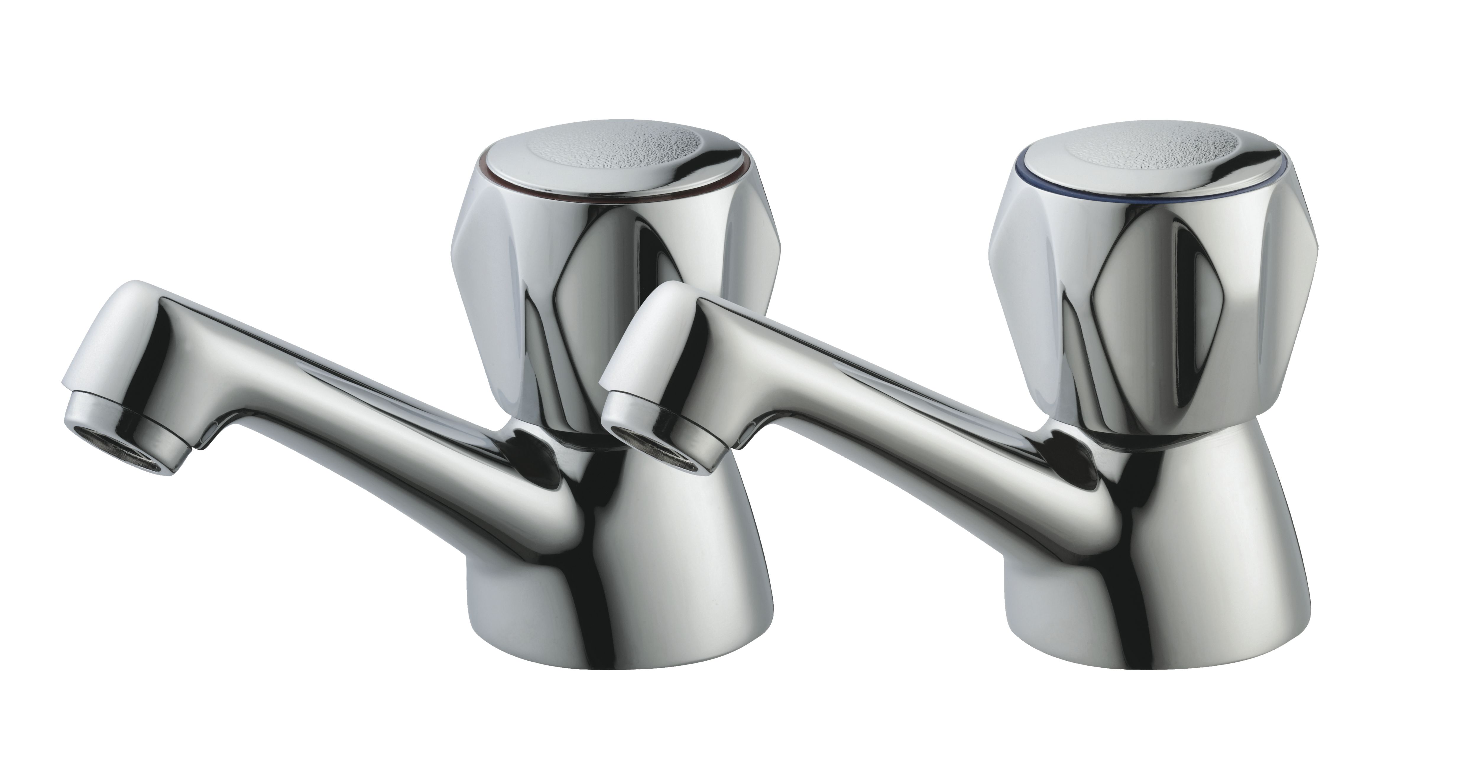 Plumbsure Quartz Chrome Finish Hot & Cold Bath Pillar Tap Price Comparisons | Compare The Build