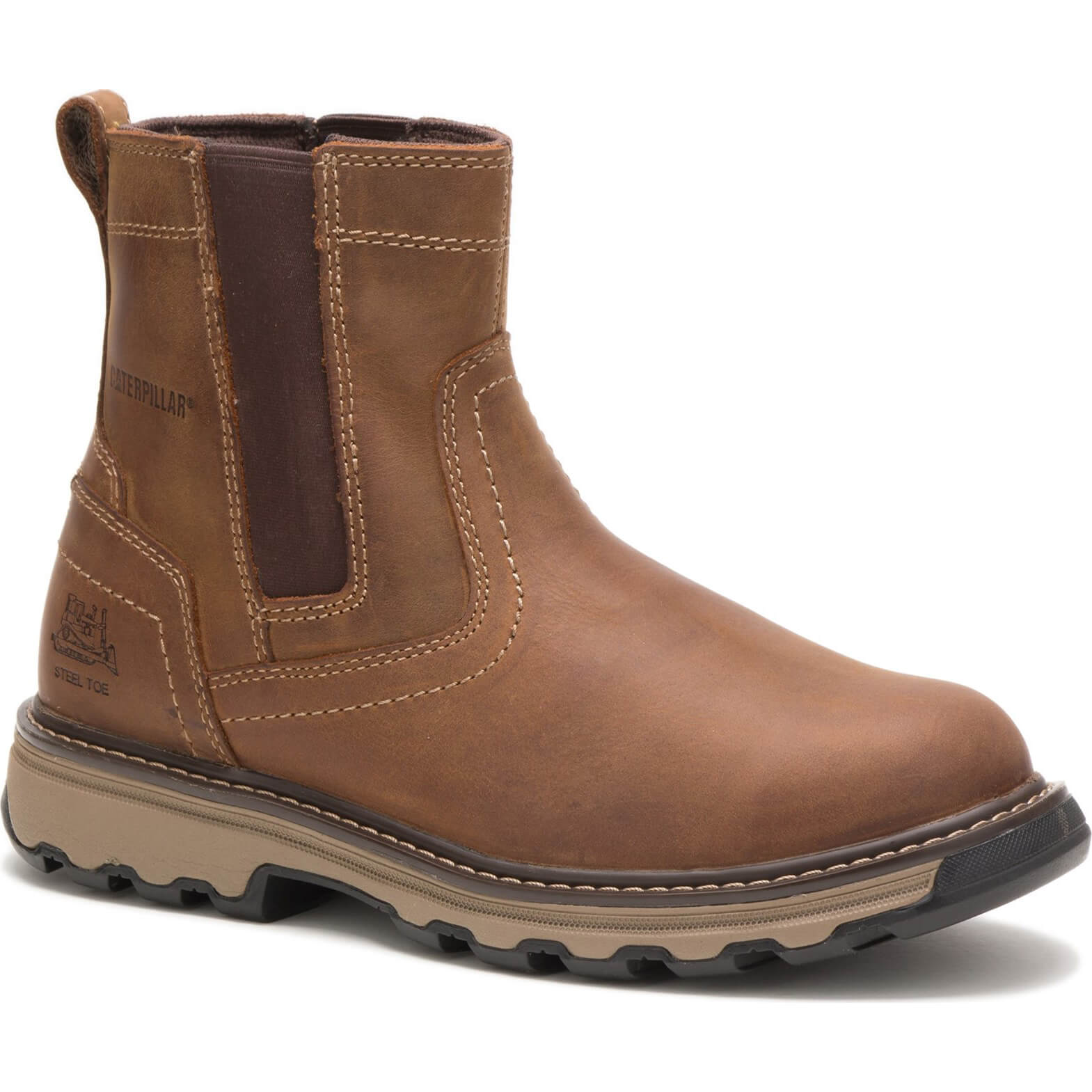 Caterpillar Mens Pelton Safety Boots Beige Size 8 Price Comparisons | Compare The Build