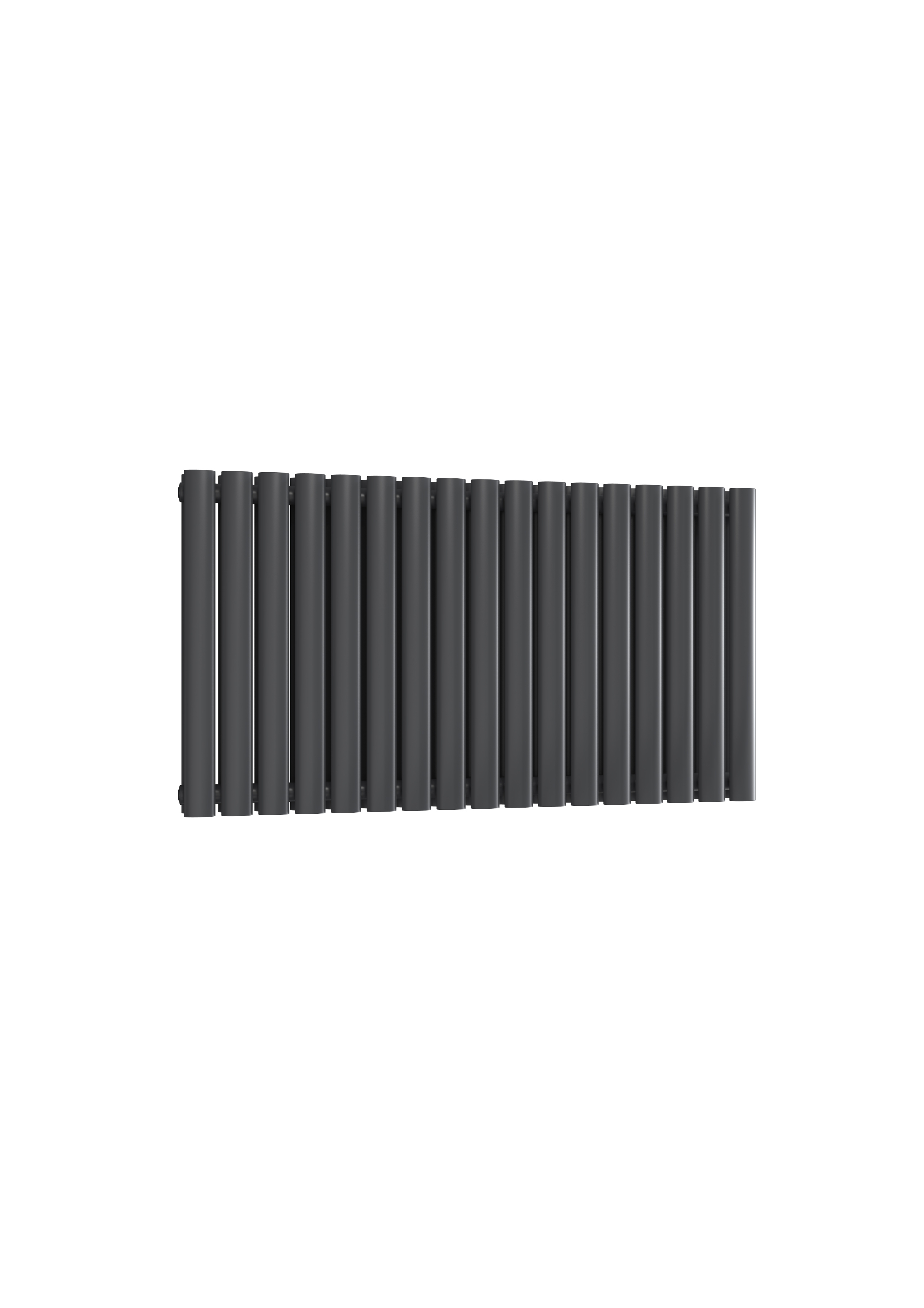 Reina Neva Horizontal Designer Radiator, Anthracite, 550mm x 1003mm | Compare The Build