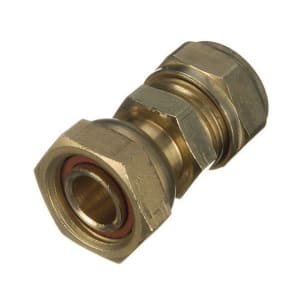 Primaflow Brass Compression Straight Tap Connector - 15mm x 1/2in Price Comparisons | Compare The Build