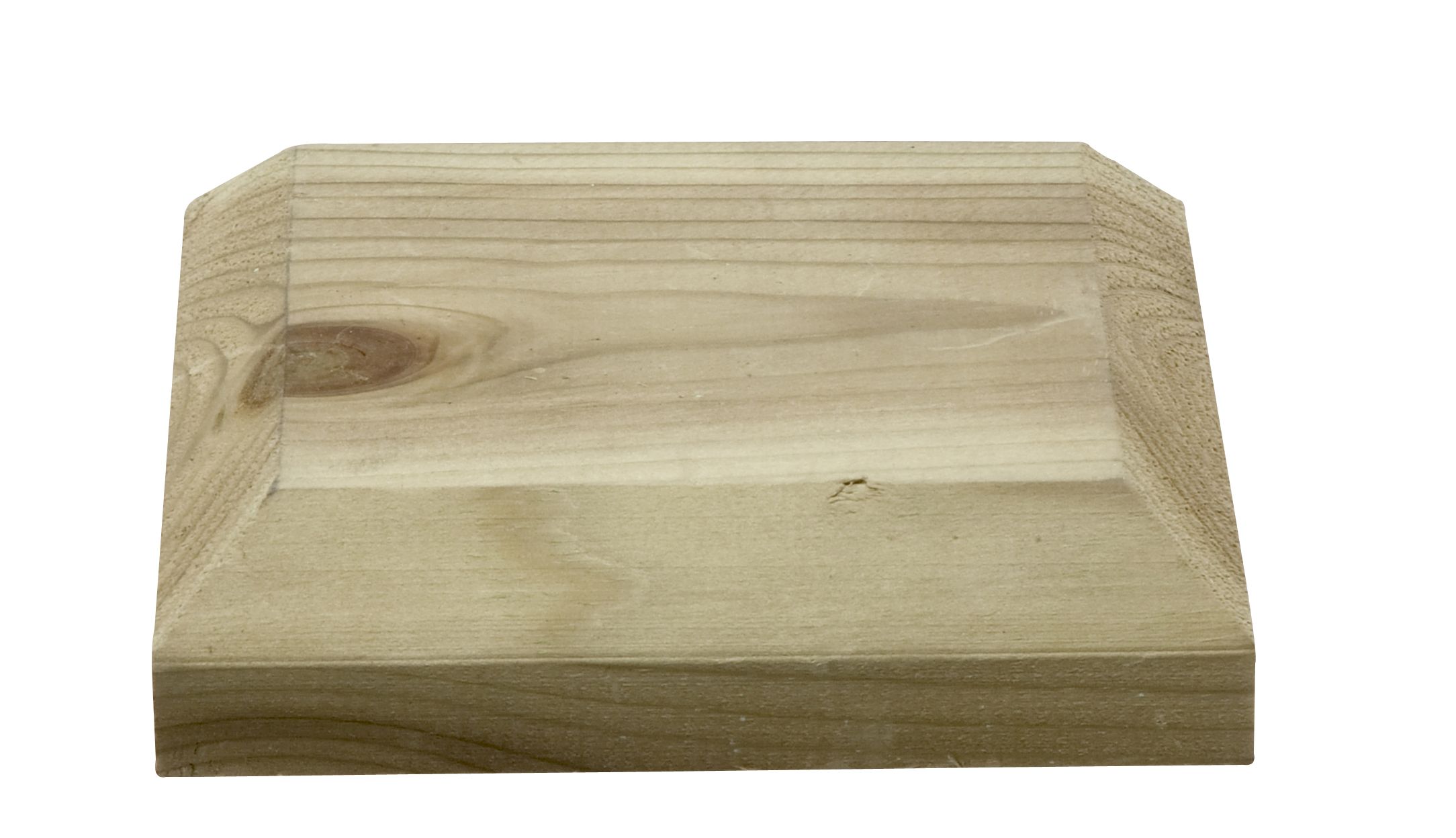 Richard Burbidge Redwood Contemporary Square Top Post Cap, Green (H)25mm (W)100mm Price Comparisons | Compare The Build