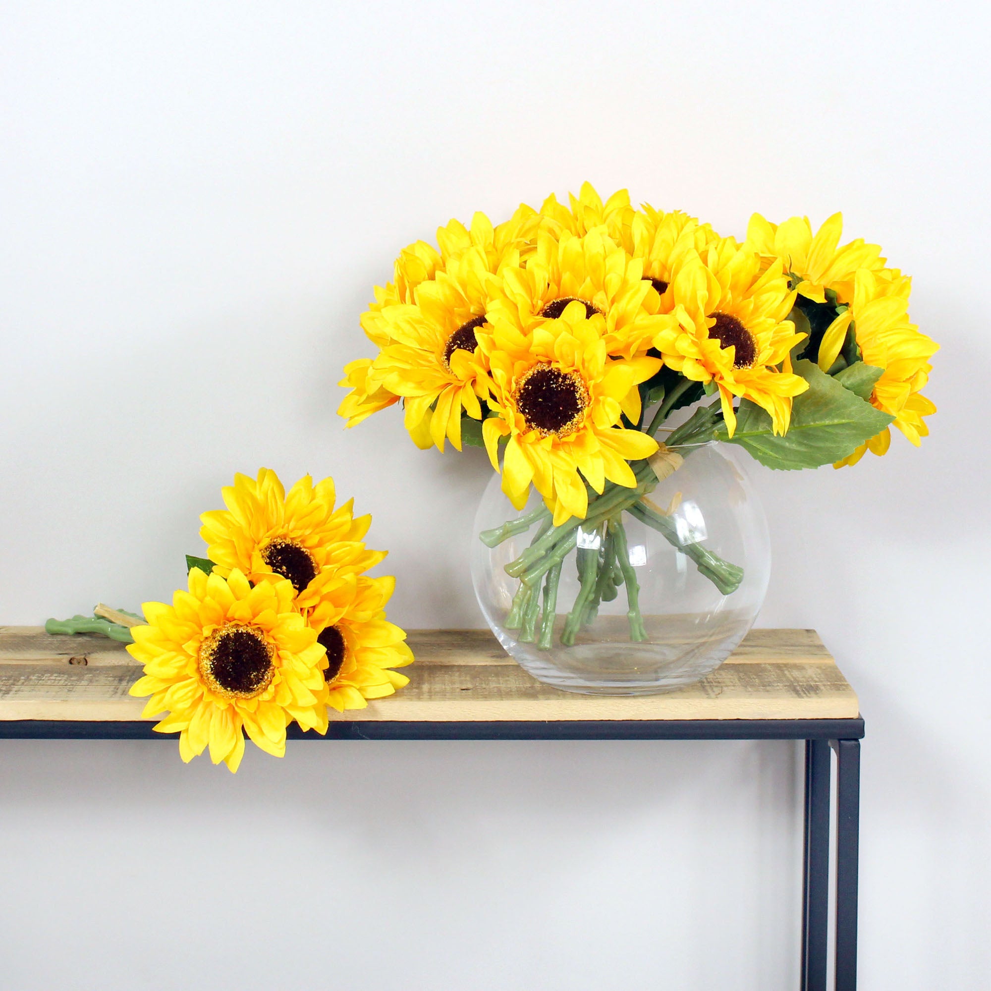Bundle of 3 Sunflower Yellow 6 Pack 30cm Yellow Price Comparisons | Compare The Build