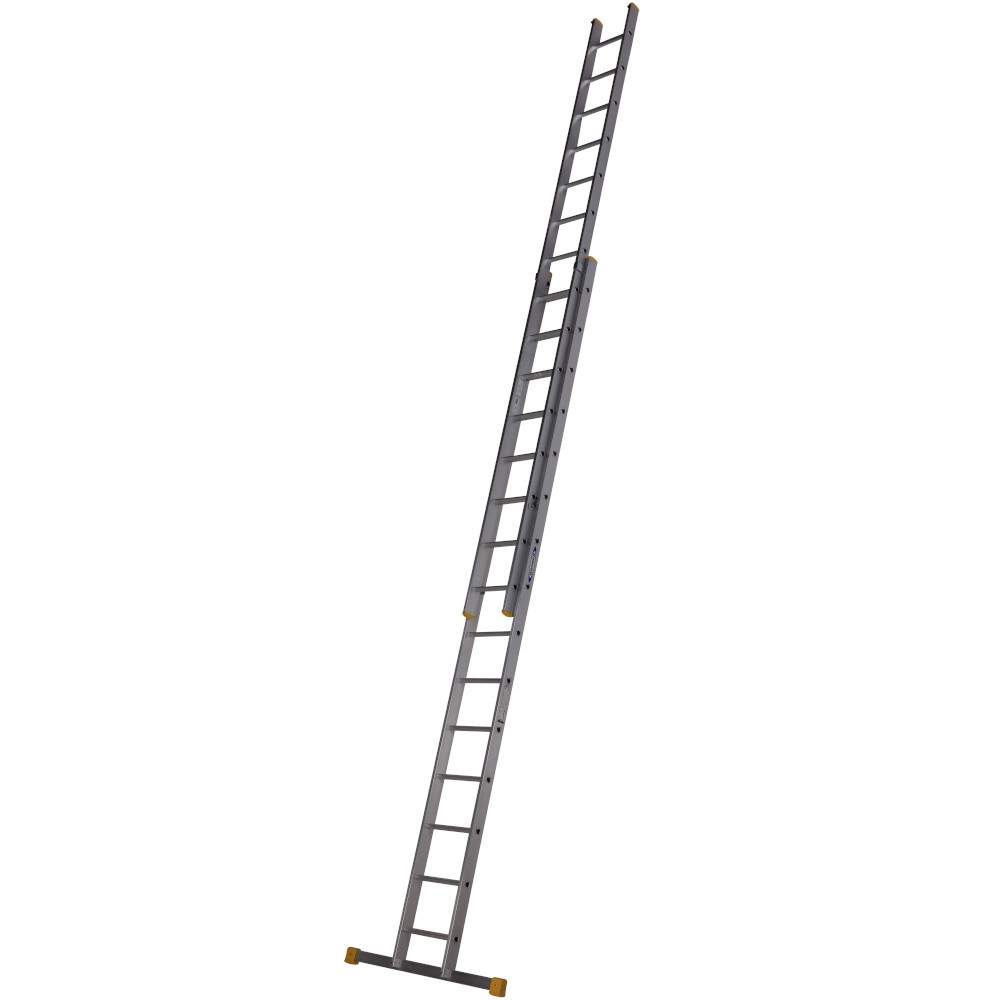 Werner 4.37m Double Box Section Extension Ladder - BS EN131 7224418 | Compare The Build