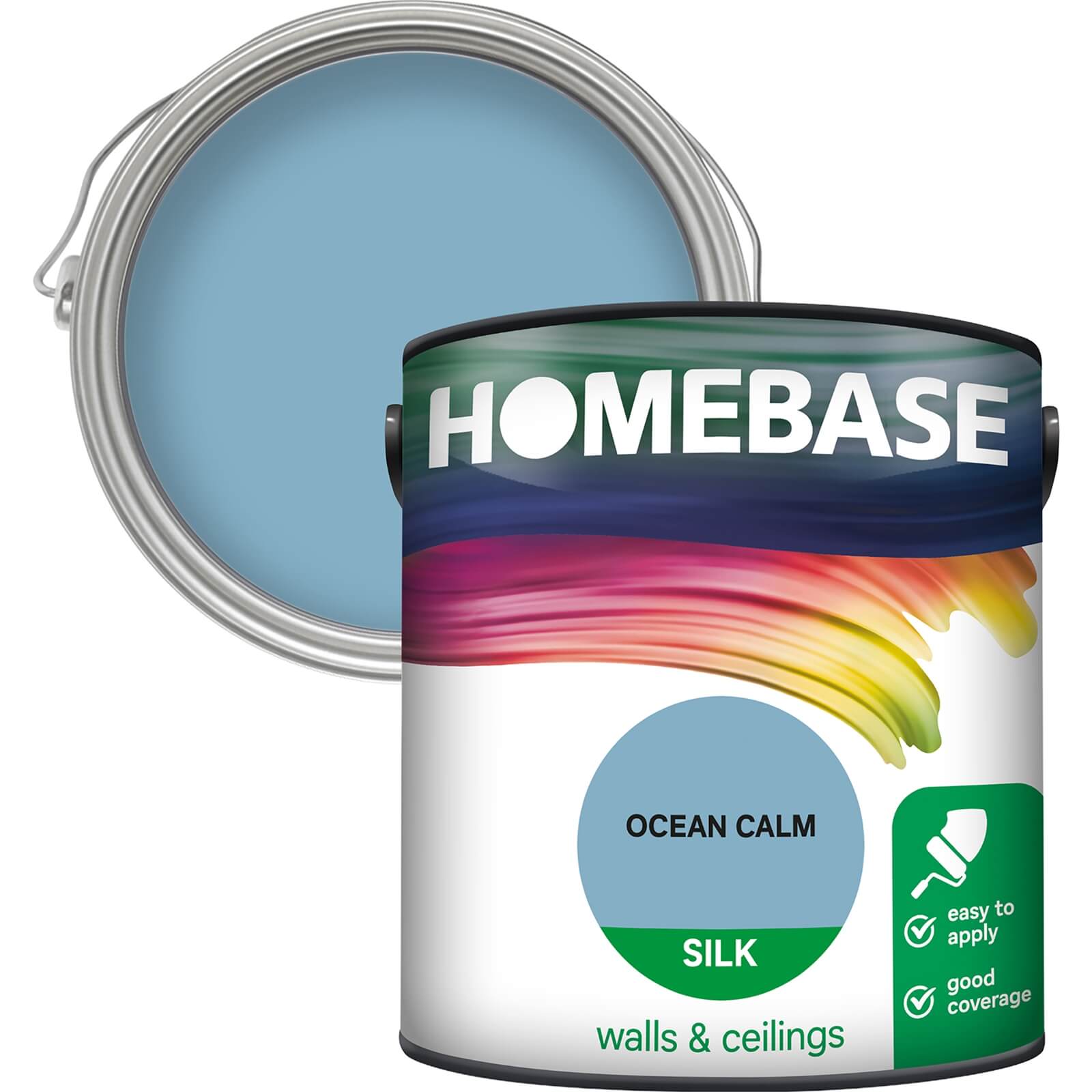 Homebase Silk Paint - Ocean Calm 2.5L Price Comparisons | Compare The Build
