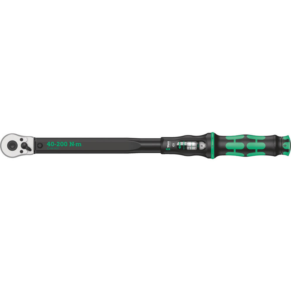 Wera 1/2" Drive Click Torque C3 Torque Wrench 1/2" 40Nm - 200Nm Price Comparisons | Compare The Build