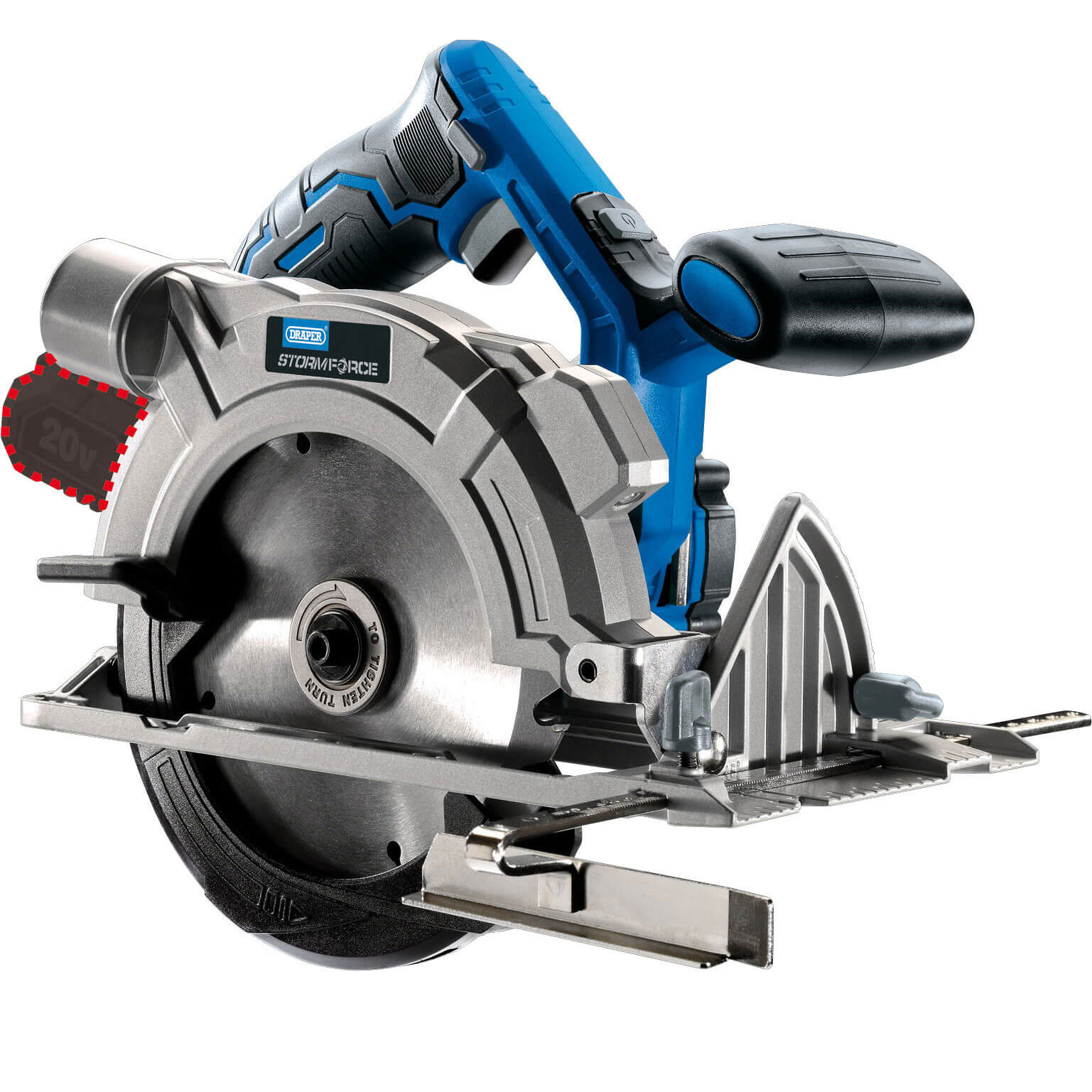 Draper CCS20SF Storm Force 20v Cordless Circular Saw 165mm No Batteries No Charger No Case Price Comparisons | Compare The Build