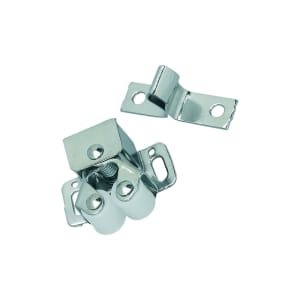 Wickes Double Roller Catch - Chrome Pack of 10 Price Comparisons | Compare The Build