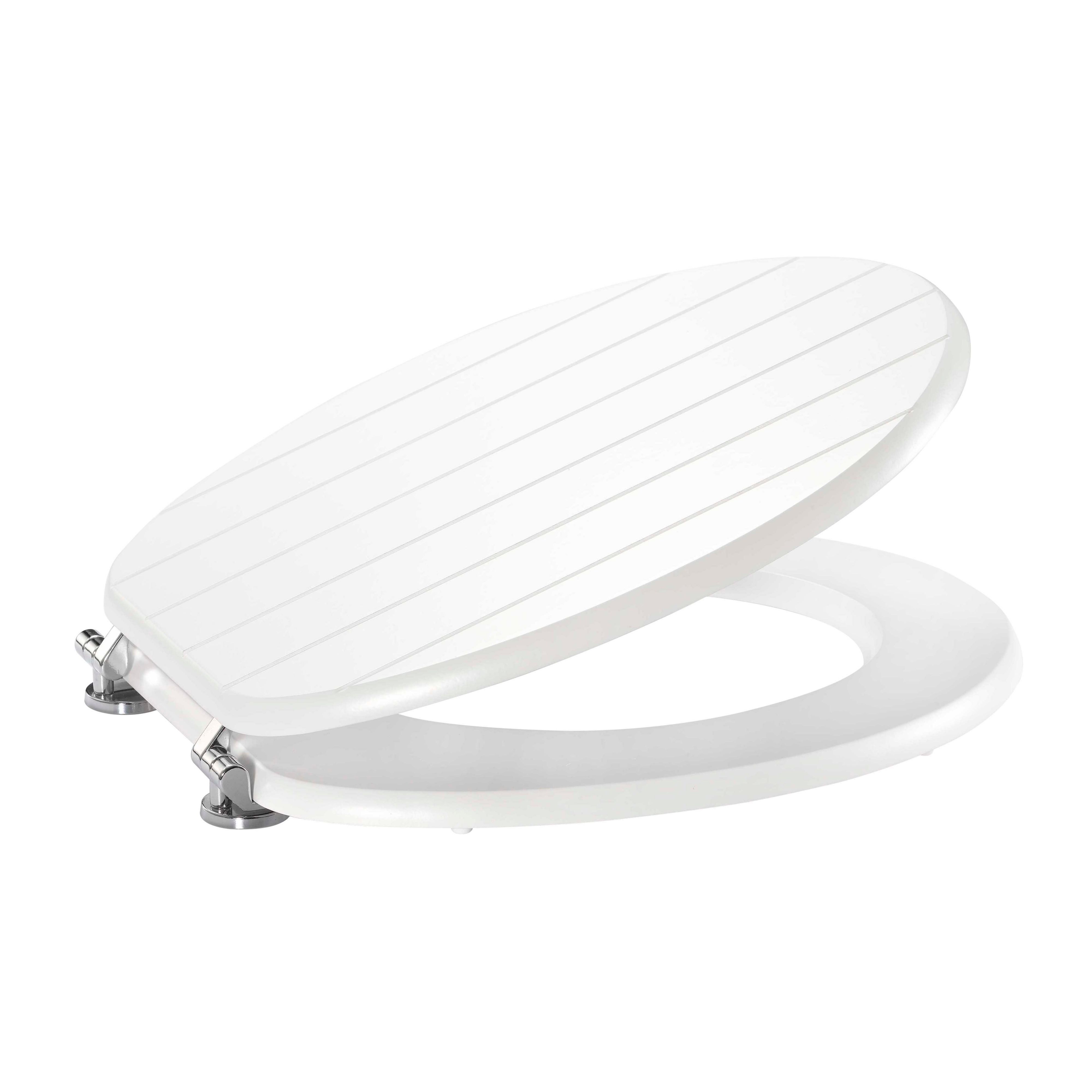 Cooke & Lewis Adelite White Toilet Seat Price Comparisons | Compare The Build