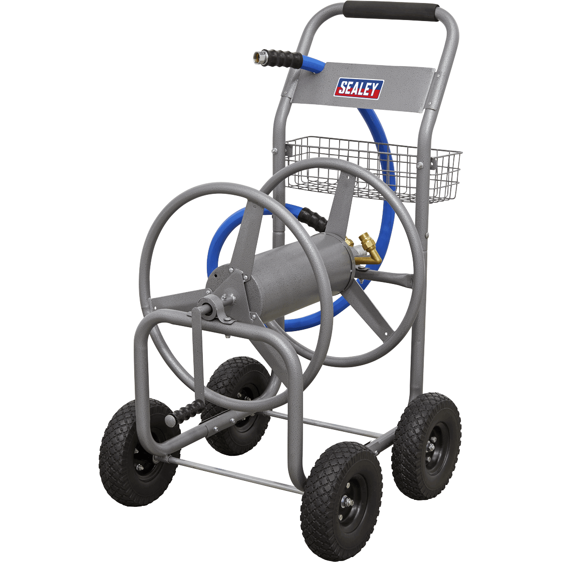 Sealey Heavy Duty Empty Hose Reel Cart 120m | Compare The Build