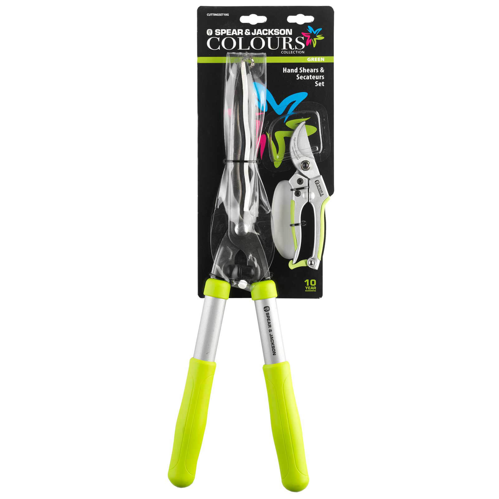 Spear and Jackson Colours Green Secateurs and Hedge Shears Set | Compare The Build