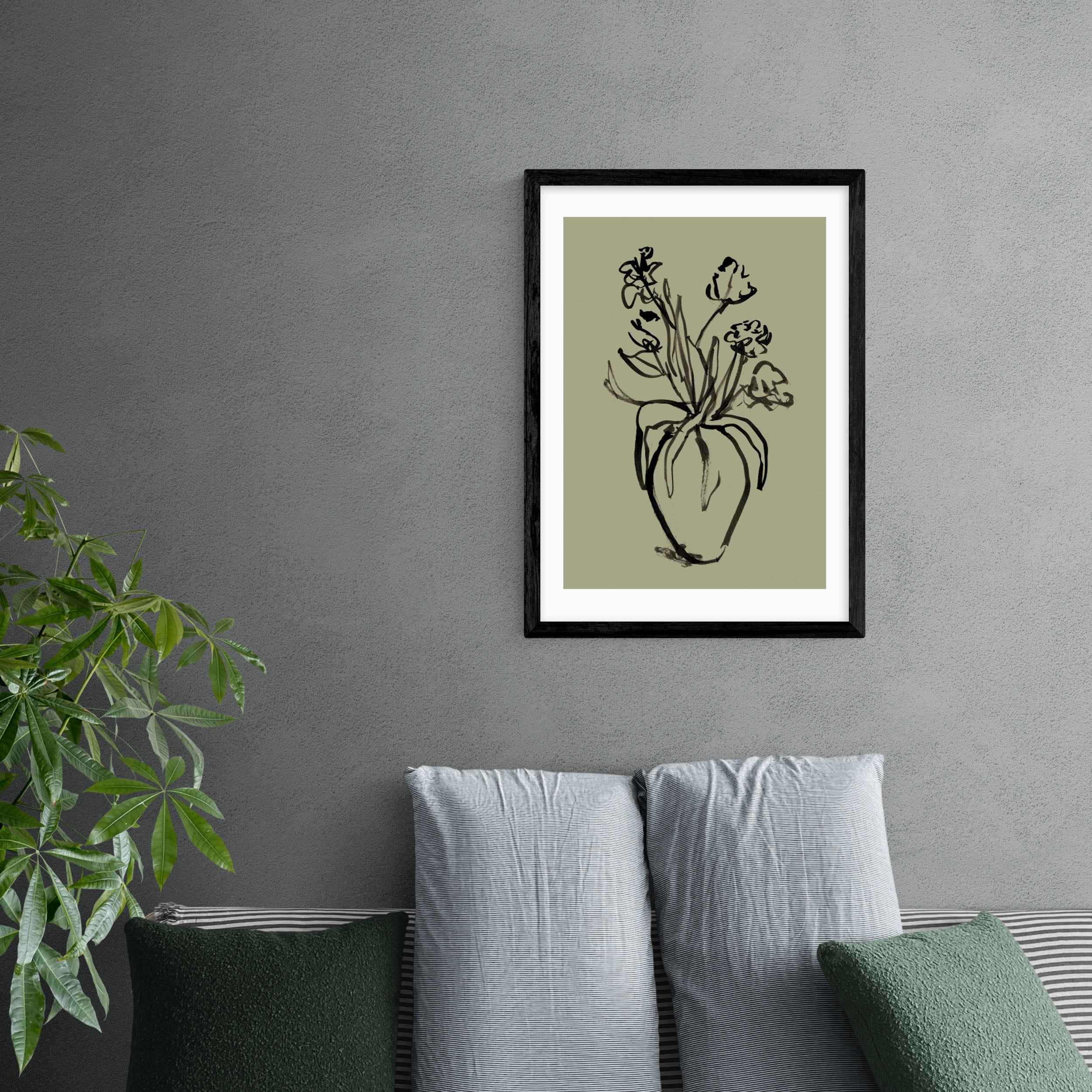 East End Prints Mono Botanical 9 Print Green Price Comparisons | Compare The Build