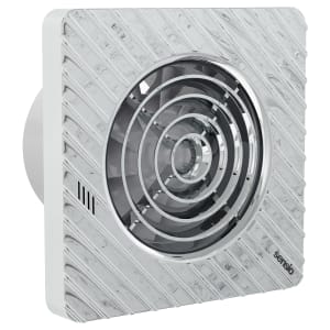 Sensio Drax Chrome Wall Ventilation Fan with Aquilo Ventilation Ducting Kit - ø100mm Price Comparisons | Compare The Build