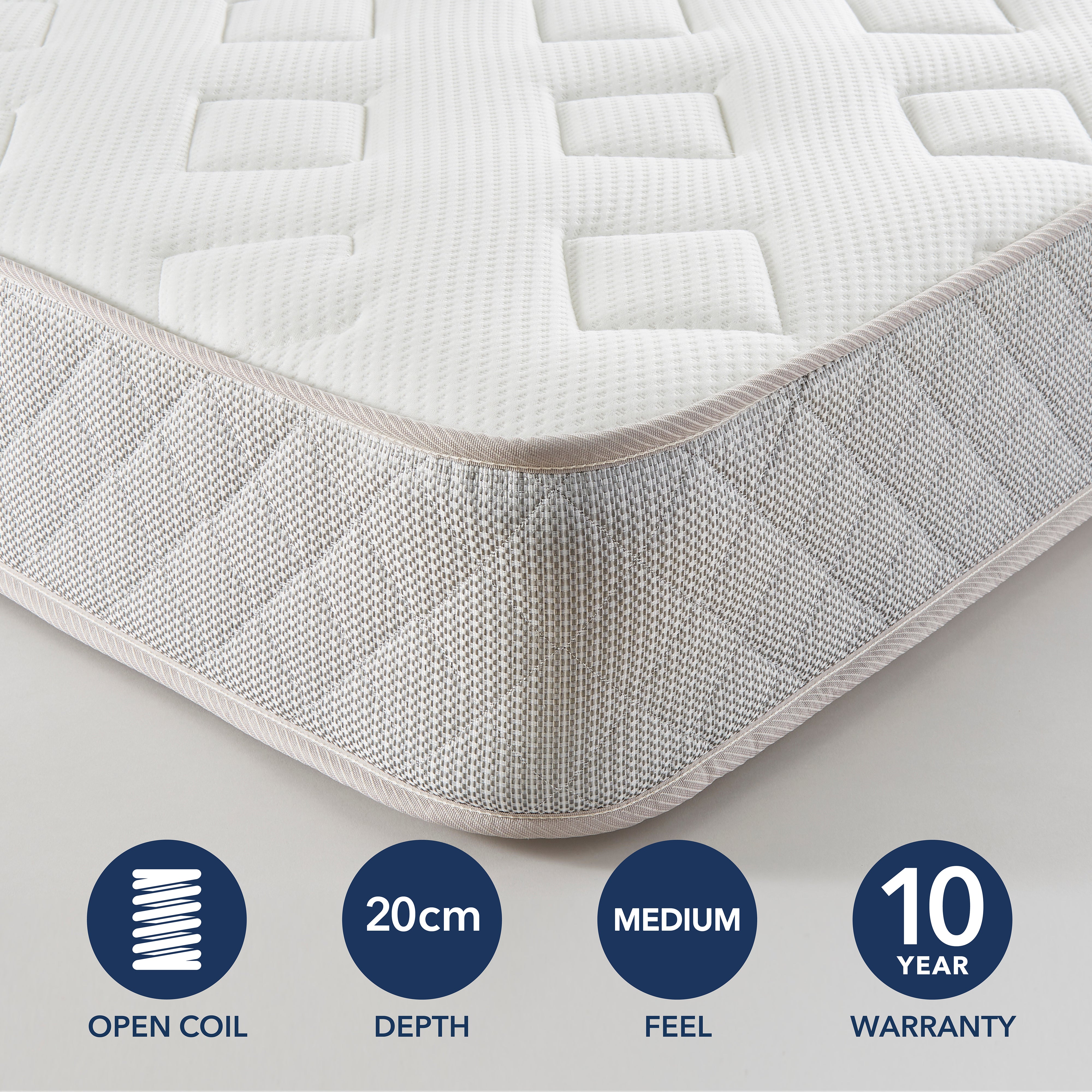 Fogarty Just Right Premium Memory Foam Mattress White Price Comparisons | Compare The Build