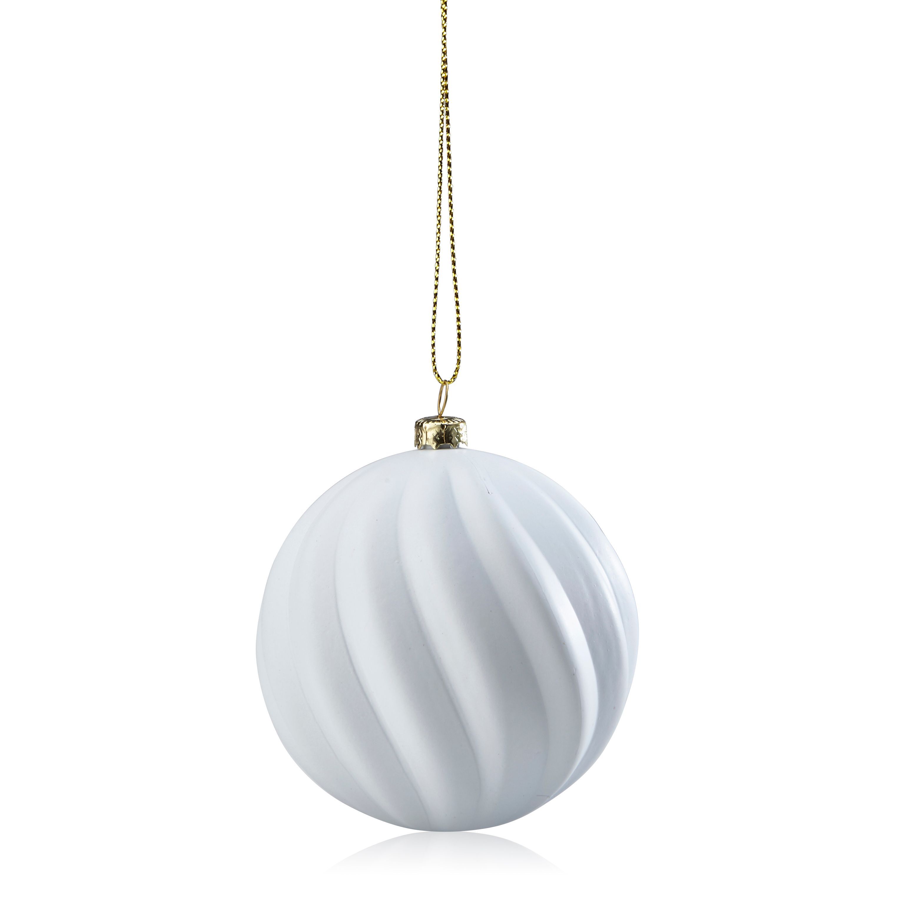 Matt White Wave Baubles Price Comparisons | Compare The Build