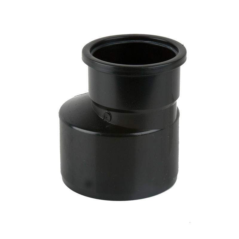 Push Fit Drain Connector Soil Pipe in Black - 110mm to 160mm Plastic Brett Martin BS423B Price Comparisons | Compare The Build