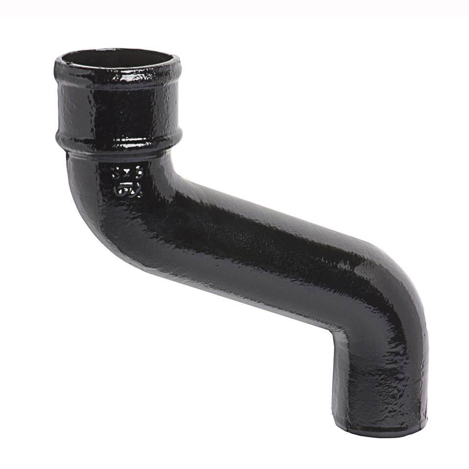 Cast Iron Round Downpipe Offset - 230mm Projection 100mm Black Price Comparisons | Compare The Build