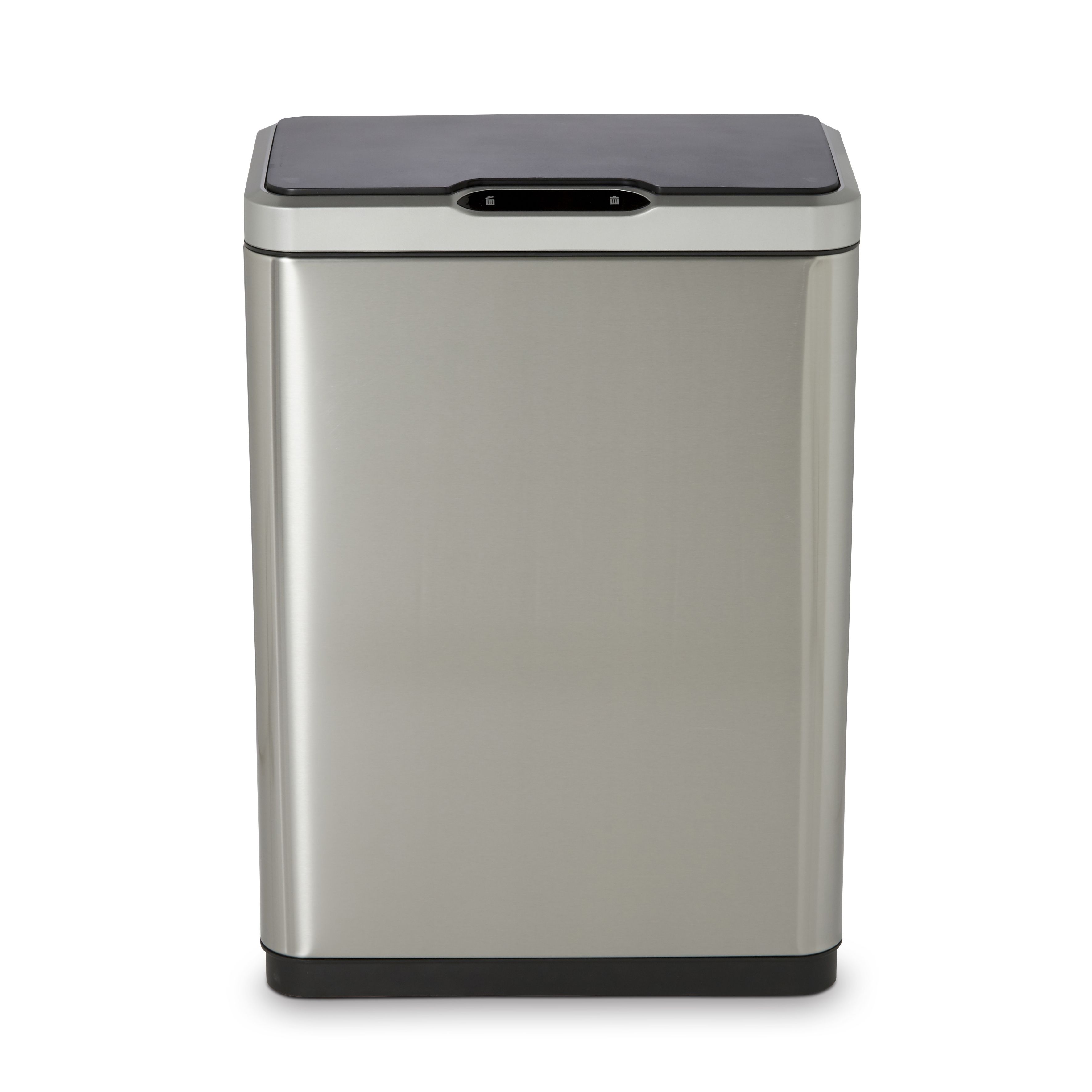 Cooke & Lewis Drosera Stainless Steel Rectangular Freestanding Kitchen Bin, 45L | Compare The Build