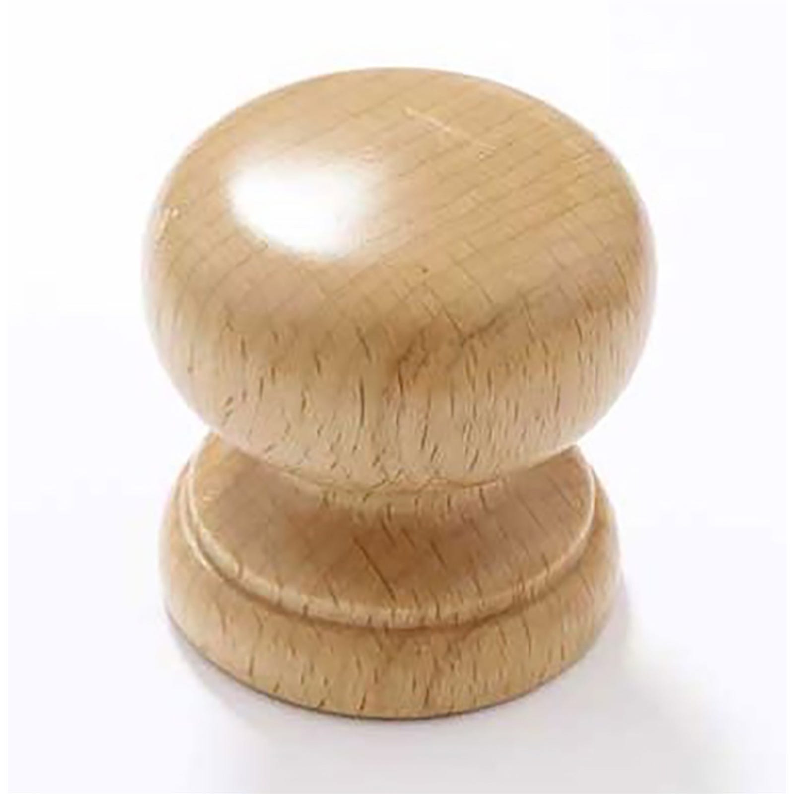 Granny Cabinet Door Knob - Varnished Beech 50mm | Compare The Build