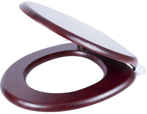 Croydex Davos Mahogany Toilet Seat WL602252H | Compare The Build