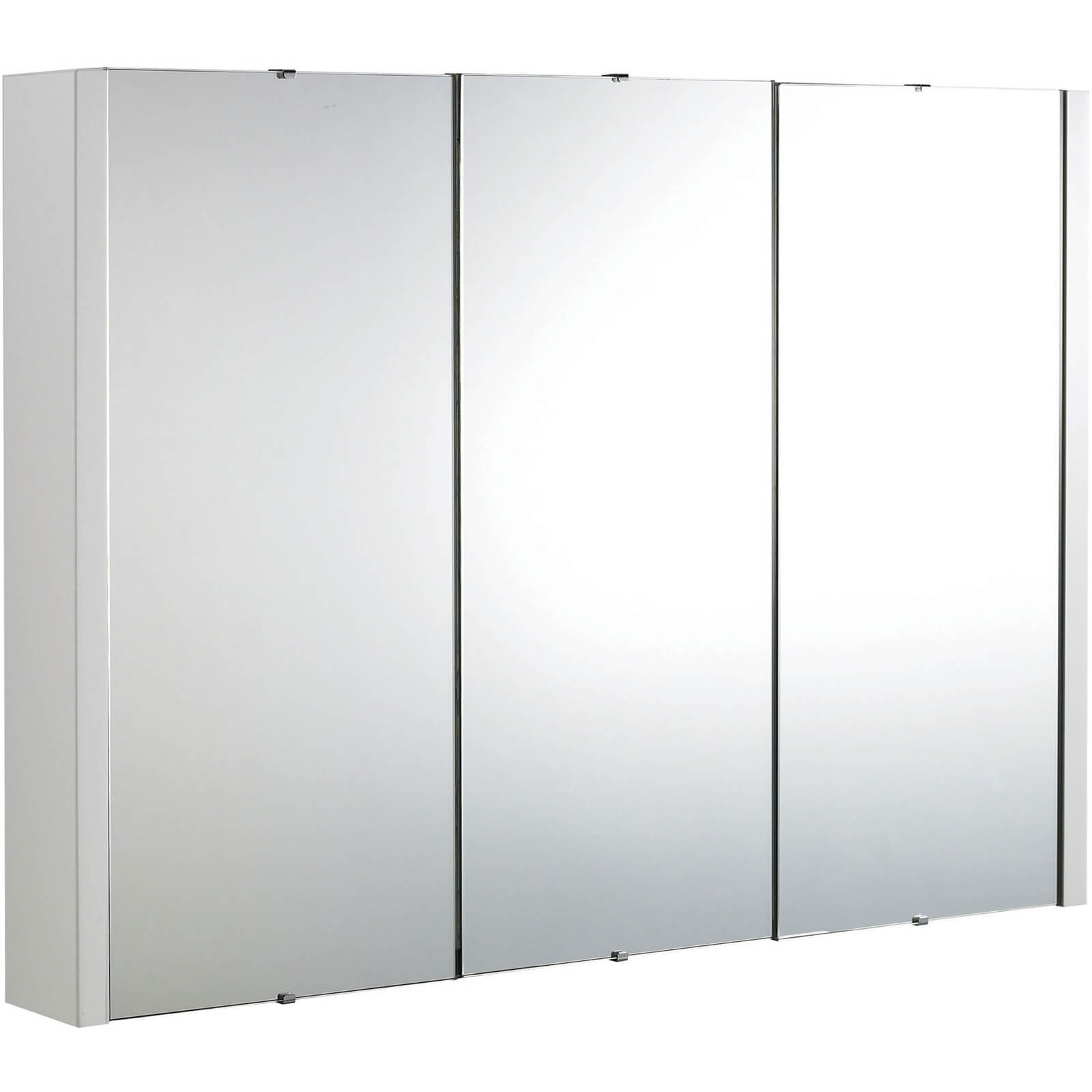 Balterley Bianca 900mm Mirror Cabinet - Gloss White Price Comparisons | Compare The Build