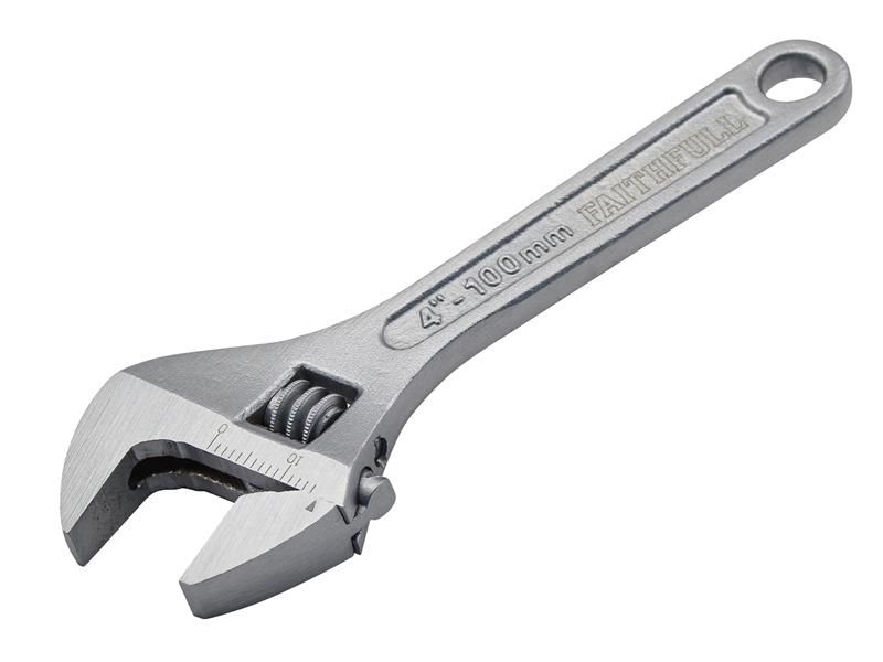 Faithfull FAIAS100MC Chrome Adjustable Spanner 100mm (4in) Price Comparisons | Compare The Build