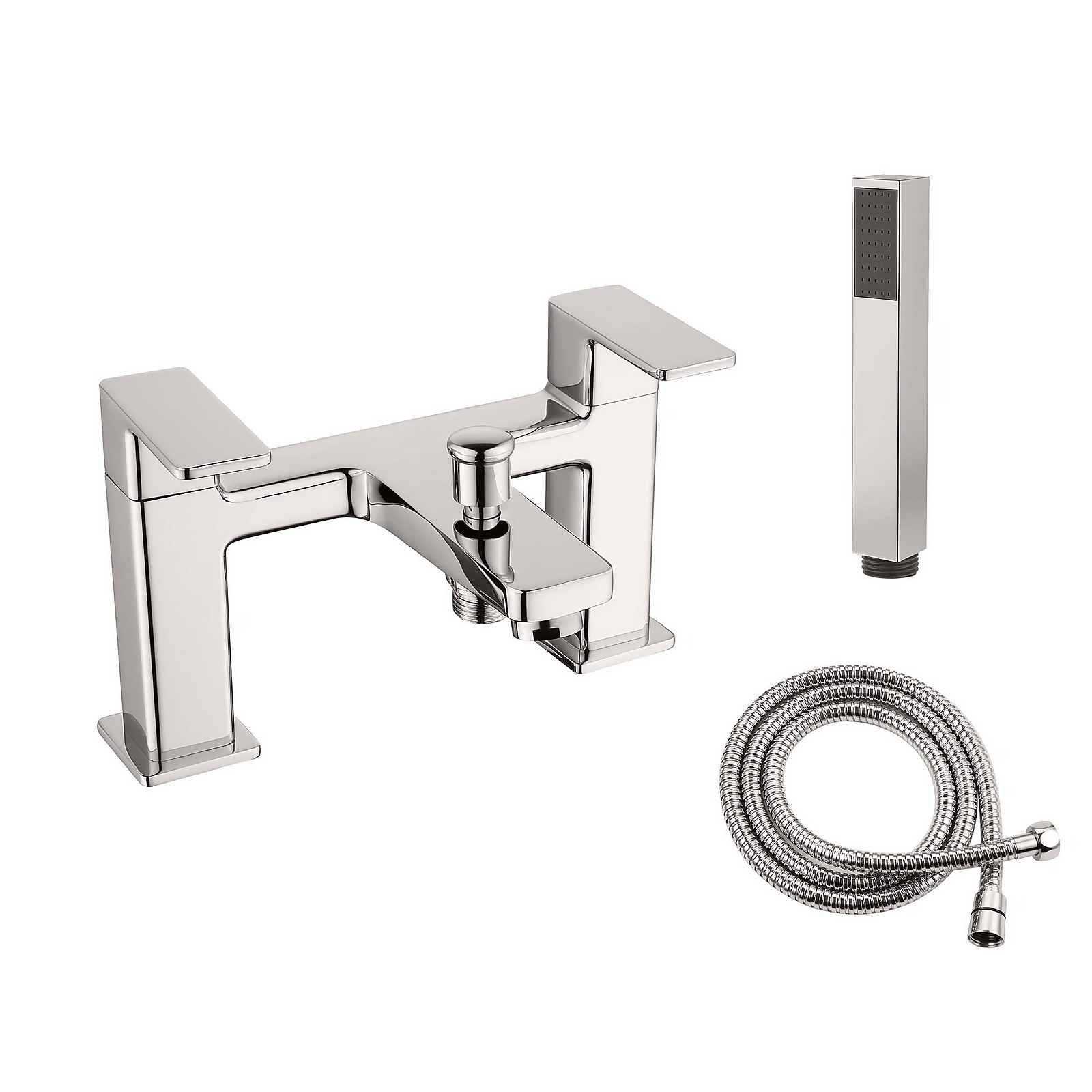 Barkway Bath Shower Mixer Tap Brushed Nickel Price Comparisons | Compare The Build