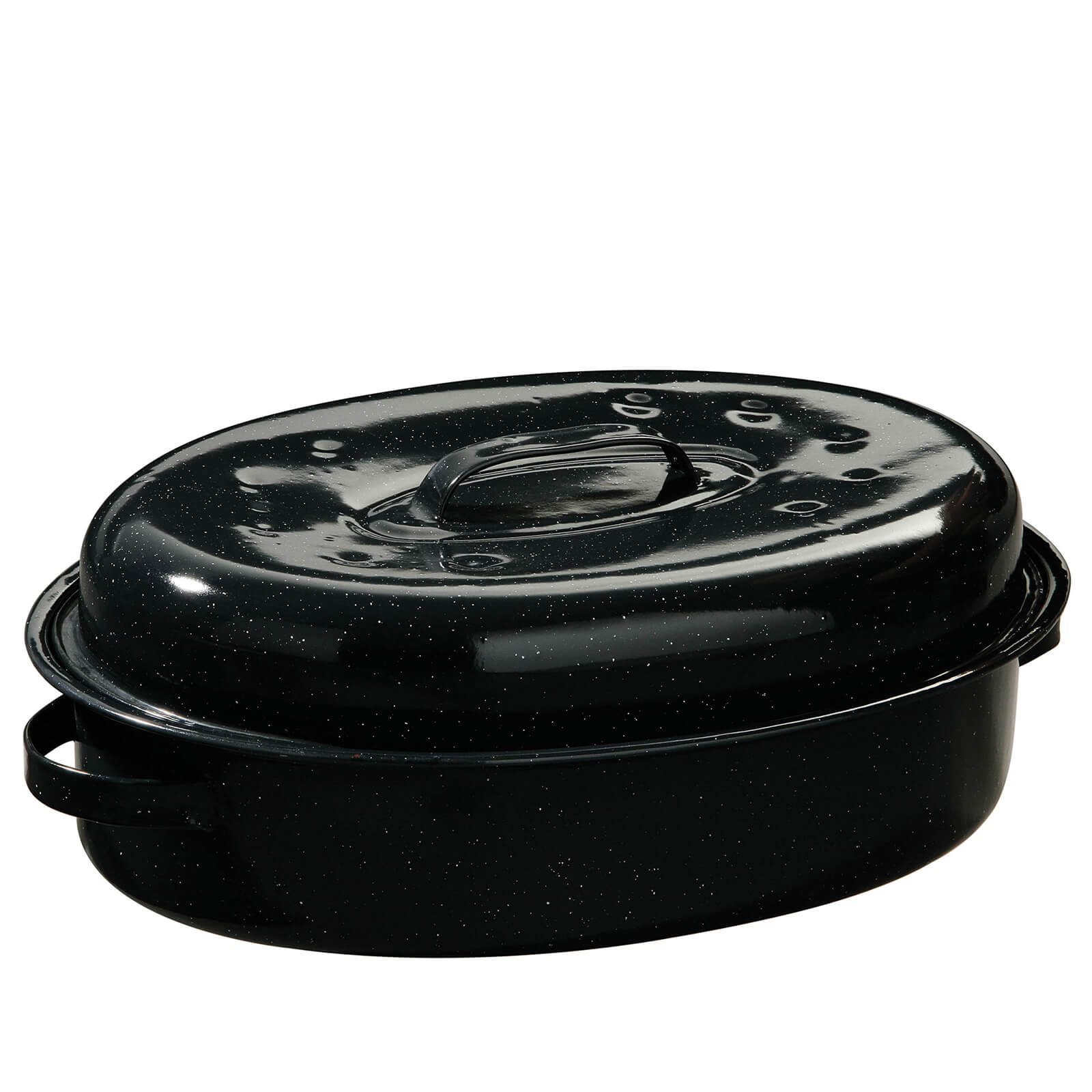 Large Casserole Dish - Black Enamel | Compare The Build