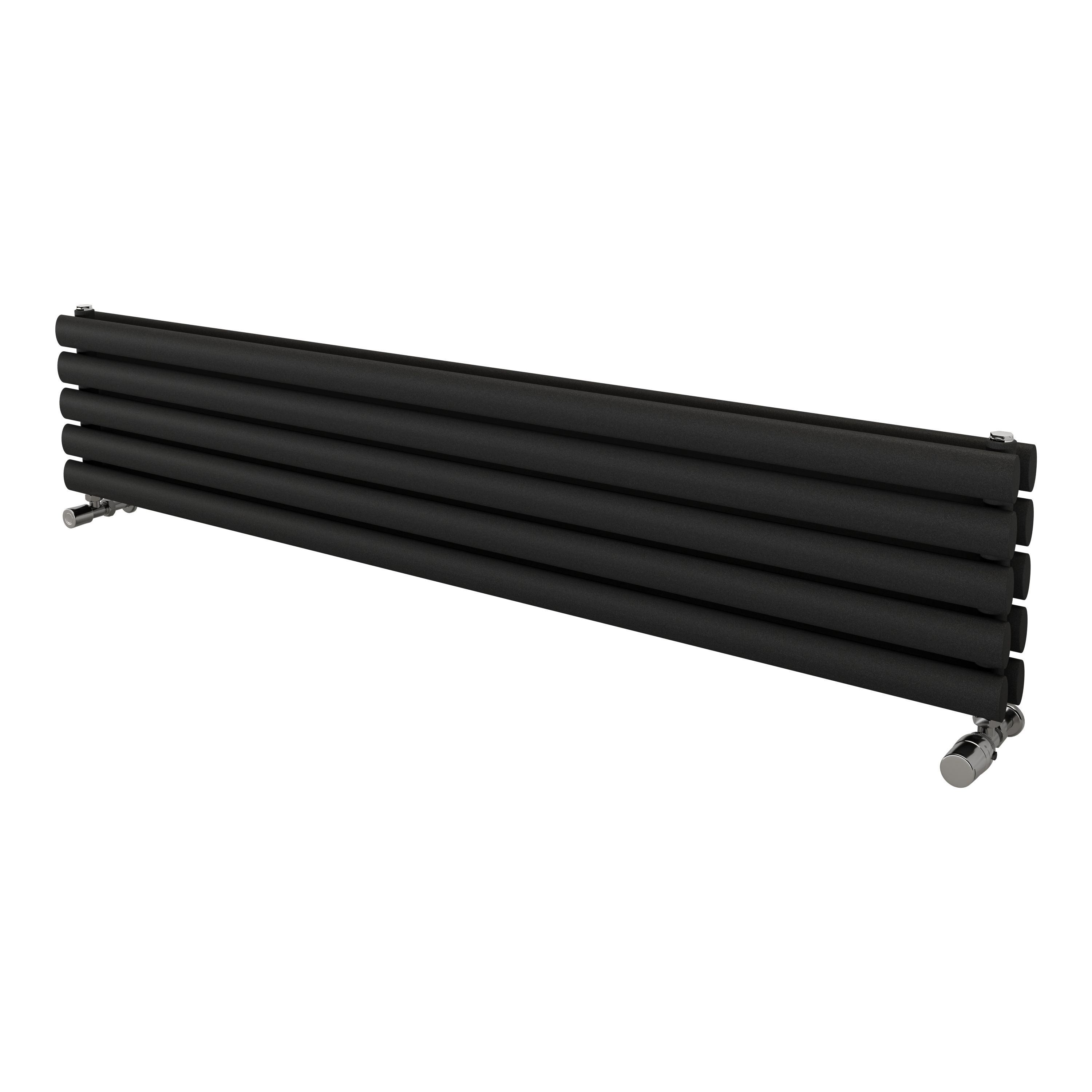 Ximax Champion Duplex Matt Anthracite Horizontal Designer Radiator, (W)1500mm X (H)294mm Price Comparisons | Compare The Build