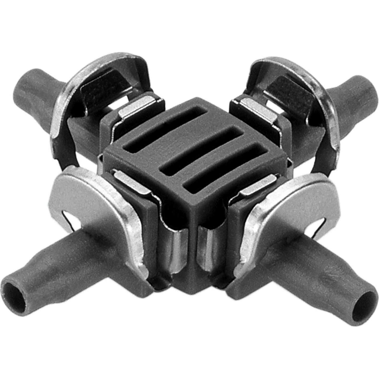 Gardena MICRO DRIP 4 Way Coupling 3/16" / 4.6mm Pack of 1 Price Comparisons | Compare The Build