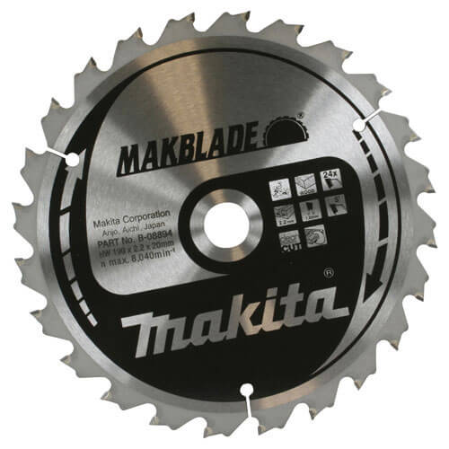 Makita MAKBLADE Wood Cutting Circular Saw Blade 190mm 60T 20mm Price Comparisons | Compare The Build
