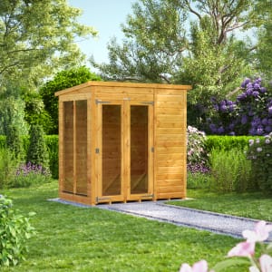 Power Sheds 6 x 4ft Pent Shiplap Dip Treated Summerhouse Price Comparisons | Compare The Build