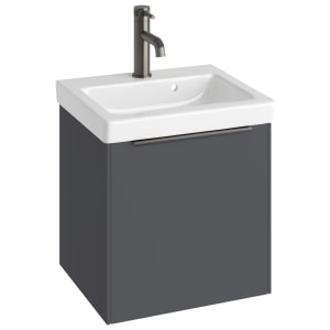 Abacus Concept Matt Grey S3 Vanity Unit & Basin - 450mm Price Comparisons | Compare The Build