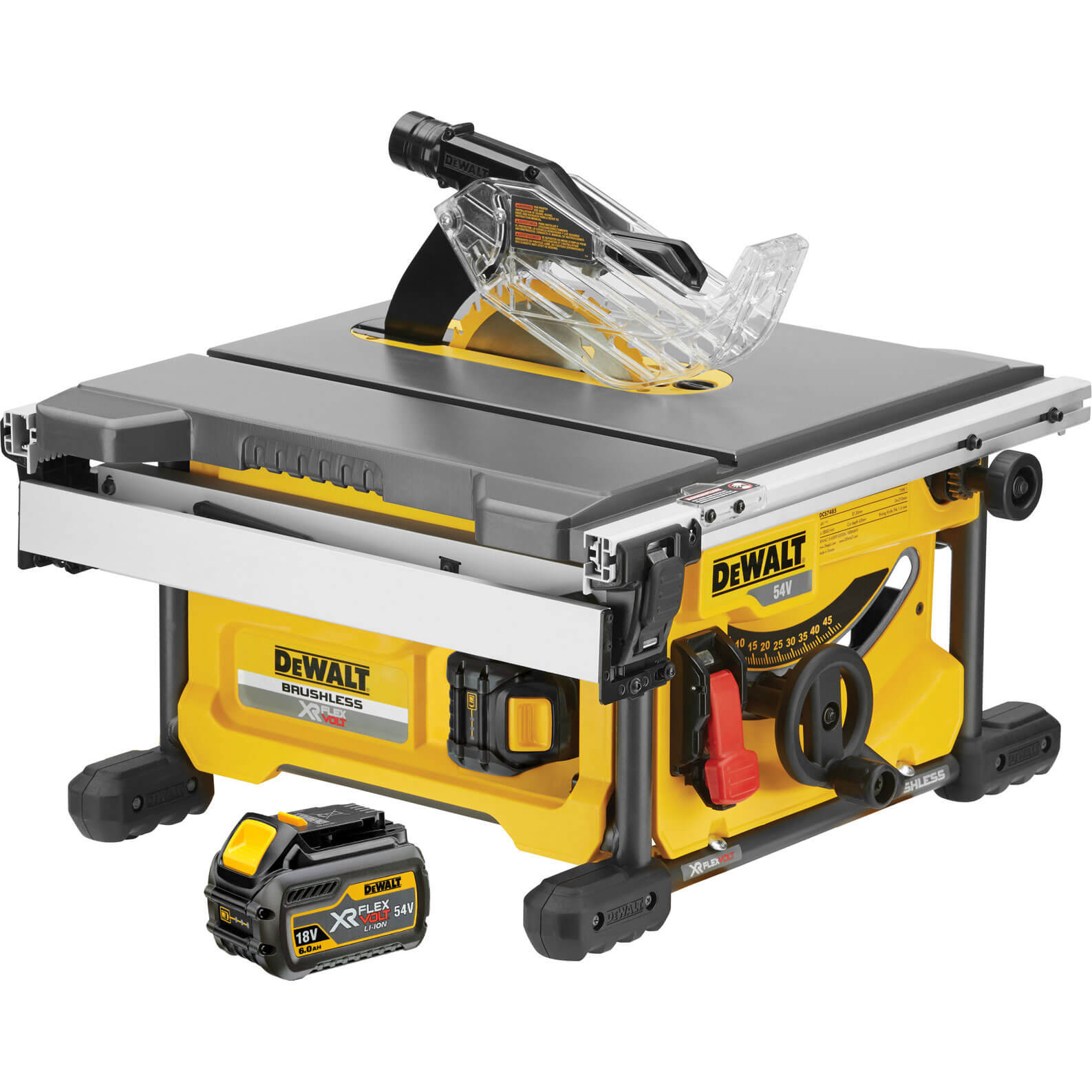 Dewalt 54V 210mm Table Saw Dcs7485T2-Gb Price Comparisons | Compare The Build