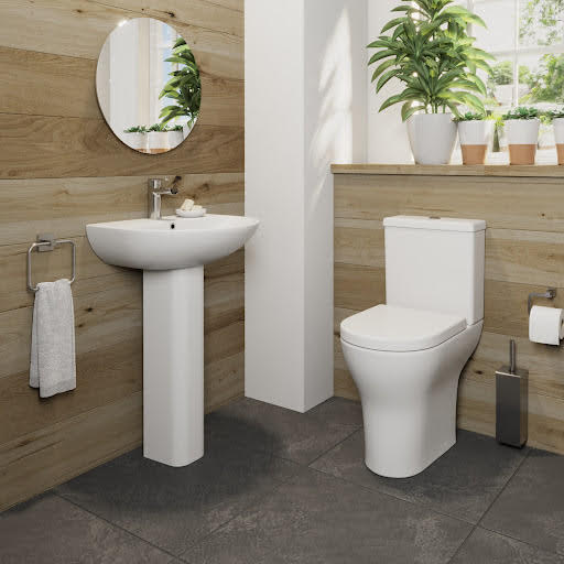 Ceramica Arles Comfort Height Toilet & Basin Cloakroom Suite Price Comparisons | Compare The Build