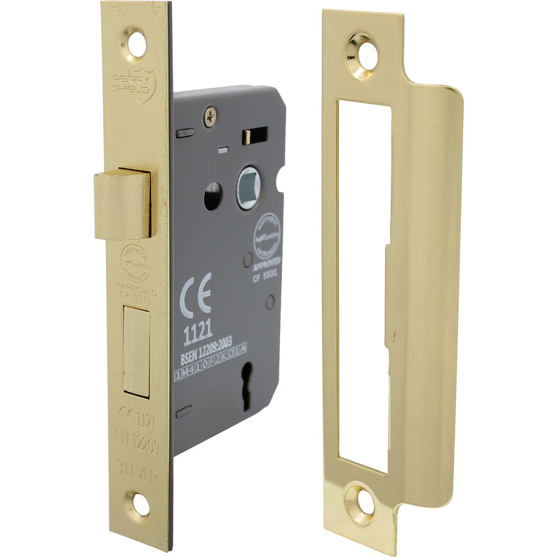 Perry 3 Lever Mortice Sashlock 63mm Electro in Brass Price Comparisons | Compare The Build