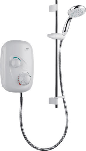 Mira Event XS Power Shower - White & Chrome 1.1532.401 Price Comparisons | Compare The Build