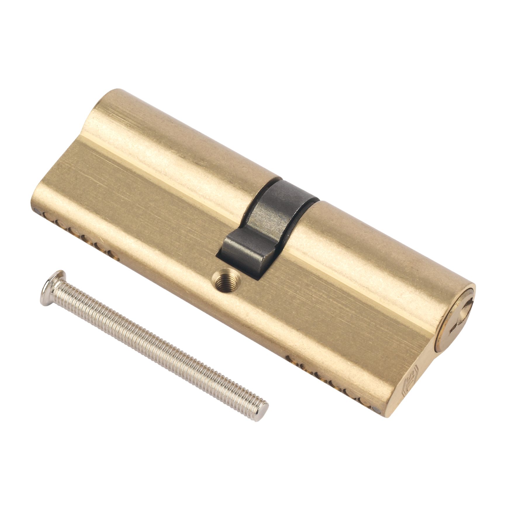 Smith & Locke Brass Single Euro Cylinder Lock, (L)100mm (W)33mm Price Comparisons | Compare The Build