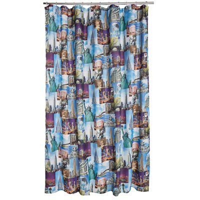 Multicolour Nyc Shower Curtain (L)2000mm Price Comparisons | Compare The Build